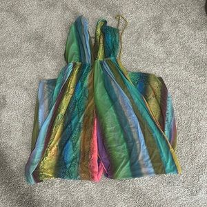 Hissing Around Mesh Jumpsuit